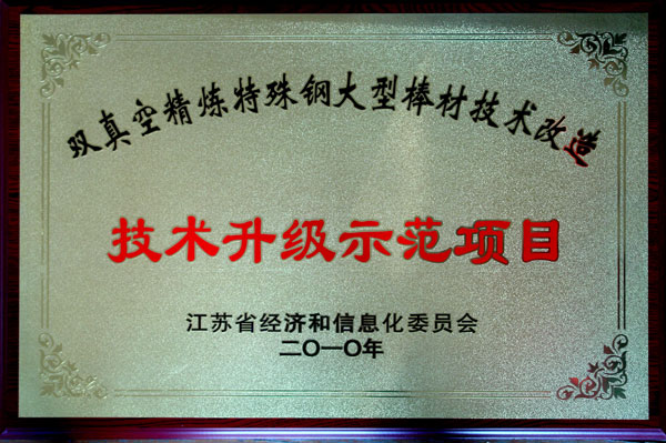 雙真空精煉特殊鋼大型棒材技術(shù)改造 技術(shù)升級(jí)示範項(xiàng)目